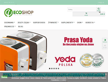 Tablet Screenshot of ecoshop.com.pl